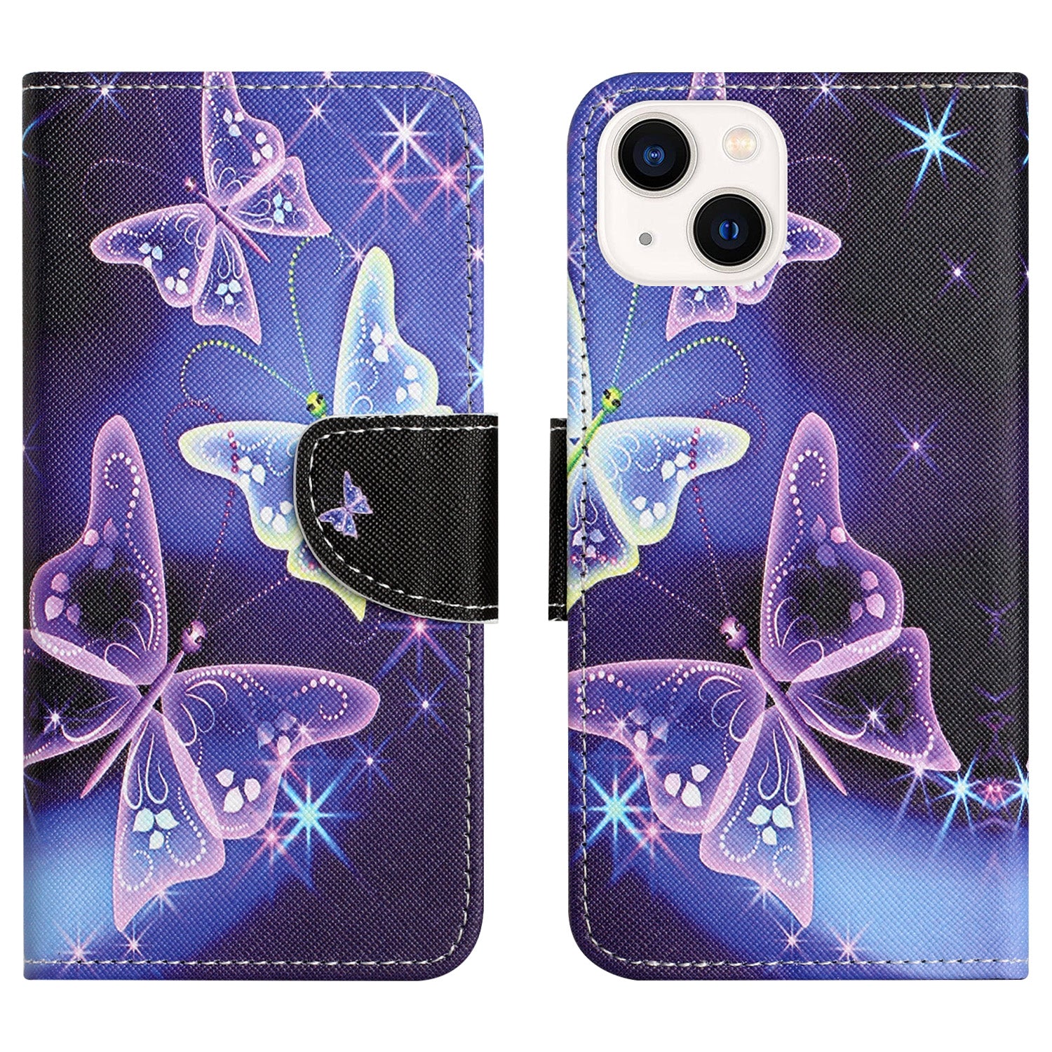 For iPhone 15 Plus PU Leather Wallet Case Pattern Printing Stand Phone Cover For iPhone 15 Plus PU Leather Wallet Case Pattern Printing Stand Phone Cover
